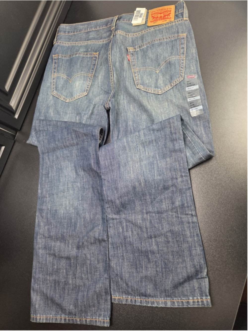 Levi’s 527 Slim Bootcut Jeans Men’s 34x34 Blue Denim NWT #731